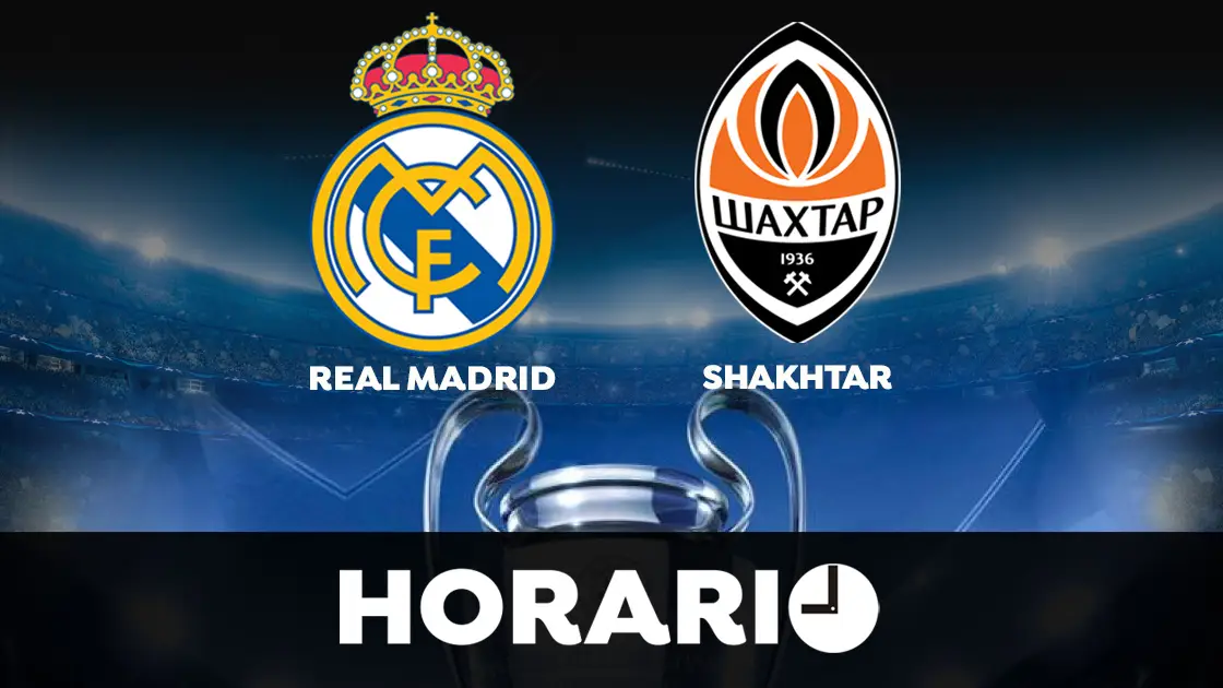 Real Madrid - Shakhtar: horario y dónde ver el partido de la Champions League Real Madrid - Shakhtar: horario y dónde ver el partido de la Champions League