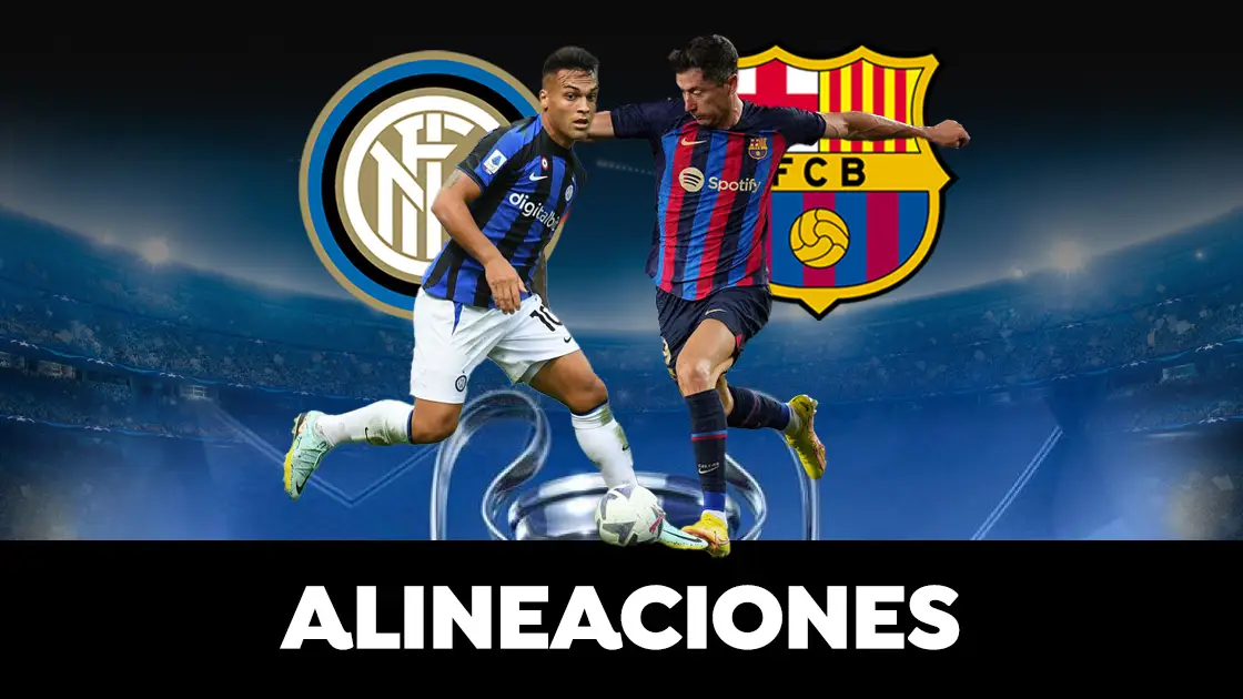 Alineación del Barcelona ante el Inter en el partido de la Champions League Alineación del Barcelona ante el Inter en el partido de la Champions League