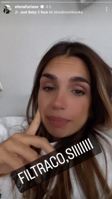 Elena Furiase muestra cómo cambia su cara cuando utiliza filtros