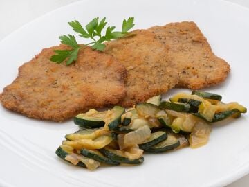 La receta de Argui&ntilde;ano: redondo empanado, "una carne sencilla y con mucho encanto"