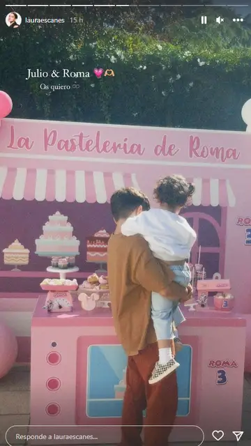 Laura Escanes publica una emotiva imagen de Julio cogiendo a Roma en brazos Laura Escanes publica una emotiva imagen de Julio cogiendo a Roma en brazos