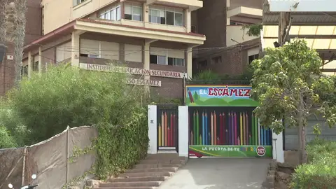 Instituto donde ha sido apuñalado un menor, en Águilas (Murcia) Instituto donde ha sido apuñalado un menor, en Águilas (Murcia)