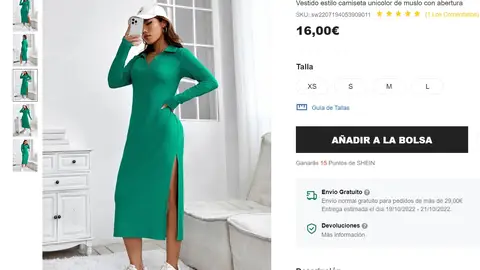 Vestido tipo polo Vestido tipo polo