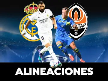 Alineación del Real Madrid ante el Shakhtar Donetsk en la Champions Alineación del Real Madrid ante el Shakhtar Donetsk en la Champions