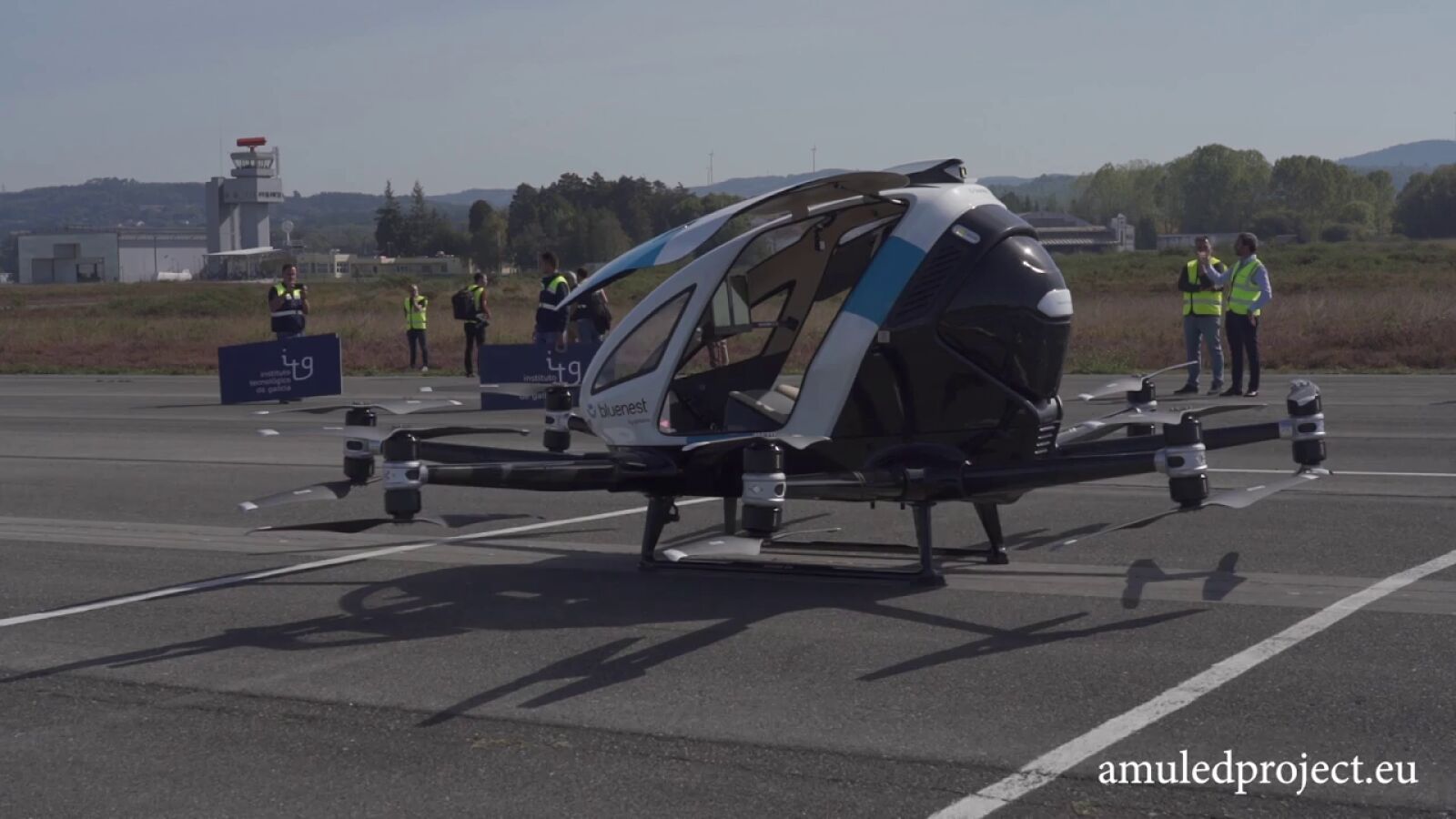 Primer vuelo de un aerotaxi sin piloto en España