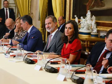 Los reyes Felipe y Letizia presiden la reunión anual del Patronato del Instituto Cervantes Los reyes Felipe y Letizia presiden la reunión anual del Patronato del Instituto Cervantes