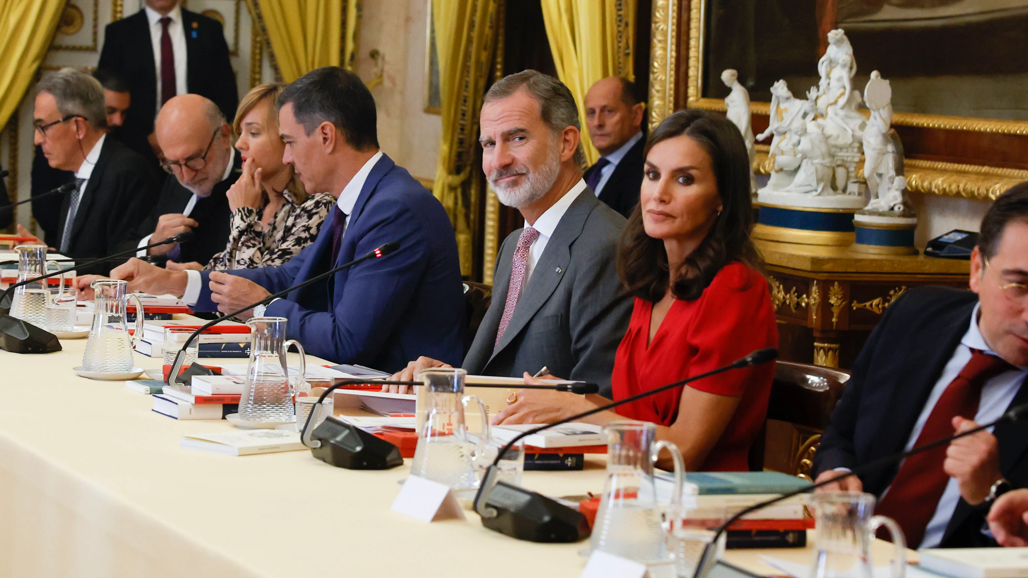Los reyes Felipe y Letizia presiden la reunión anual del Patronato del Instituto Cervantes Los reyes Felipe y Letizia presiden la reunión anual del Patronato del Instituto Cervantes