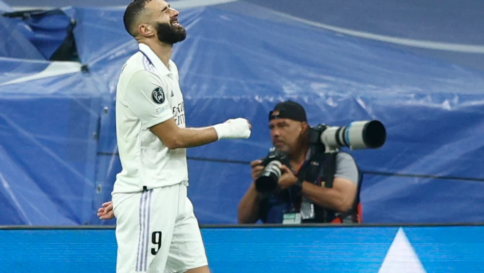 El delantero del Real Madrid Karim Benzema El delantero del Real Madrid Karim Benzema