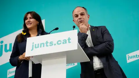 Laura Borràs y Jordi Turull Laura Borràs y Jordi Turull