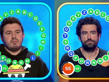 El increíble tirón de Rafa para alcanzar los aciertos de Orestes en ‘El Rosco’ El increíble tirón de Rafa para alcanzar los aciertos de Orestes en ‘El Rosco’