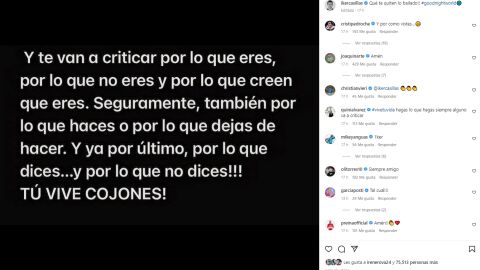 Captura Instagram Iker Casillas