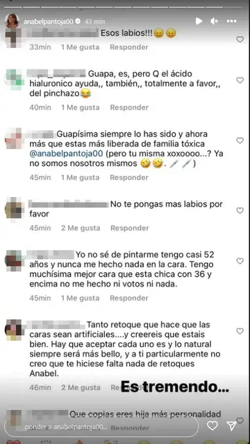 Captura Instagram Anabel Pantoja Captura Instagram Anabel Pantoja