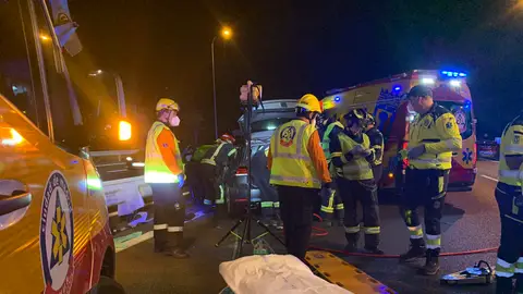 Accidente en la A2 Accidente en la A2