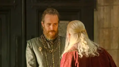 Rhys Ifans, Otto Hightower en 'La Casa del Dragón' Rhys Ifans, Otto Hightower en 'La Casa del Dragón'