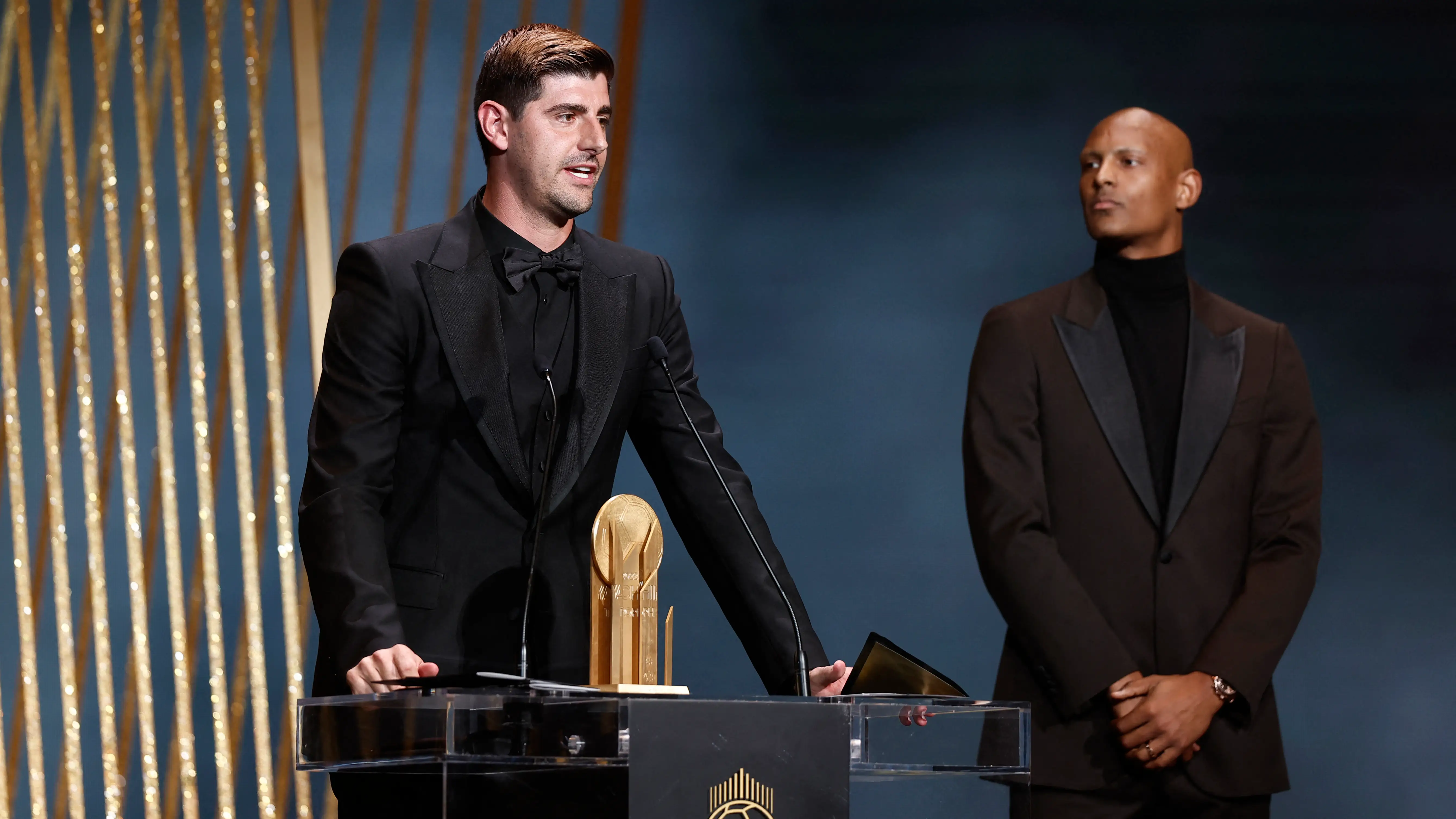 Thibaut Courtois, tras ganar el Trofeo Yashin