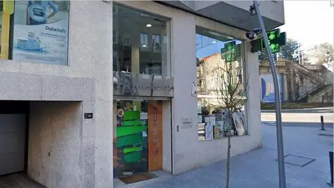 La farmacia donde cometió el robo La farmacia donde cometió el robo