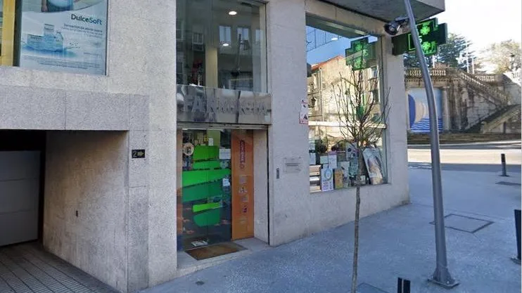 La farmacia donde cometió el robo La farmacia donde cometió el robo