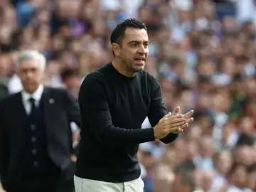 Xavi, durante el Clásico del Bernabéu Xavi, durante el Clásico del Bernabéu