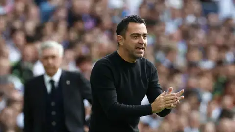 Xavi, durante el Clásico del Bernabéu Xavi, durante el Clásico del Bernabéu