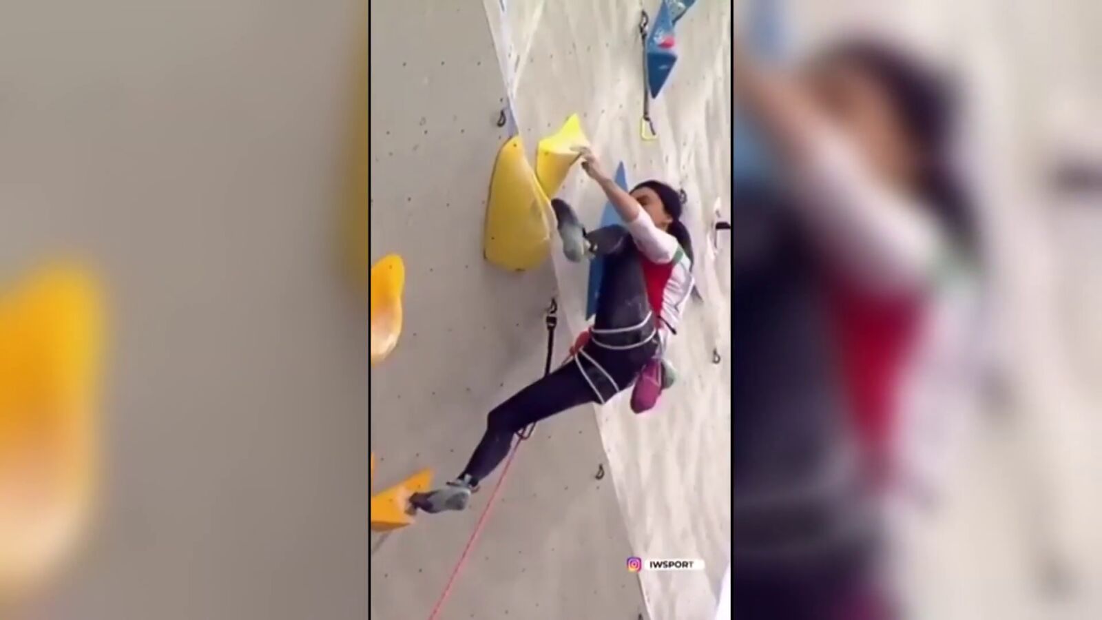 La escaladora Elnaz Rekabi desafía a Irán y compite sin hiyab en el campeonato de Asia