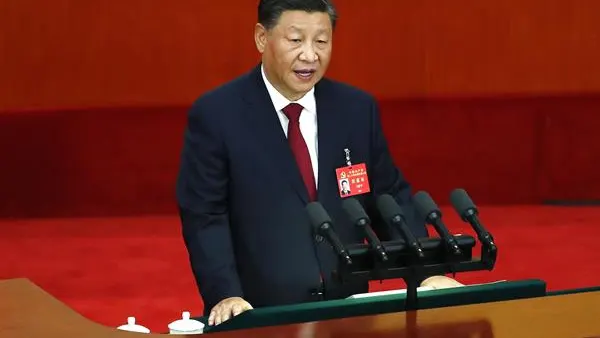 El presidente de China, Xi Jinping, en el XX Congreso del Partido Comunista chino El presidente de China, Xi Jinping, en el XX Congreso del Partido Comunista chino