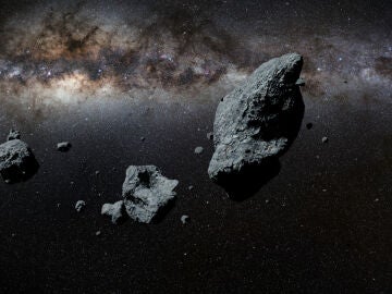 Recreación de asteroides