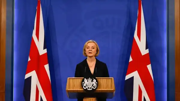 La primera ministra de Reino Unido, Liz Truss
