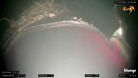 Imágenes del sabotaje Nord Stream