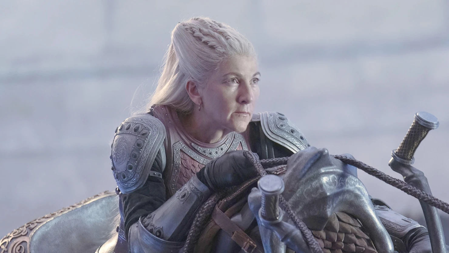  Eve Best como Rhaenys en el 1x09 de 'La Casa del Drag&oacute;n'