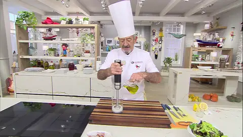 Arguiñano, sobre la lactonesa de ajo: una alternativa a la mayonesa que "no se corta" Arguiñano, sobre la lactonesa de ajo: una alternativa a la mayonesa que "no se corta"