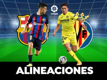 Alineación del Barcelona hoy ante el Villarreal en el partido de Liga