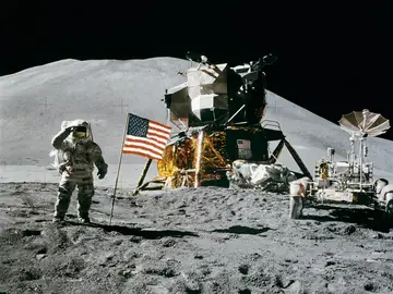 Imagen de archivo de un astronauta estadounidense
