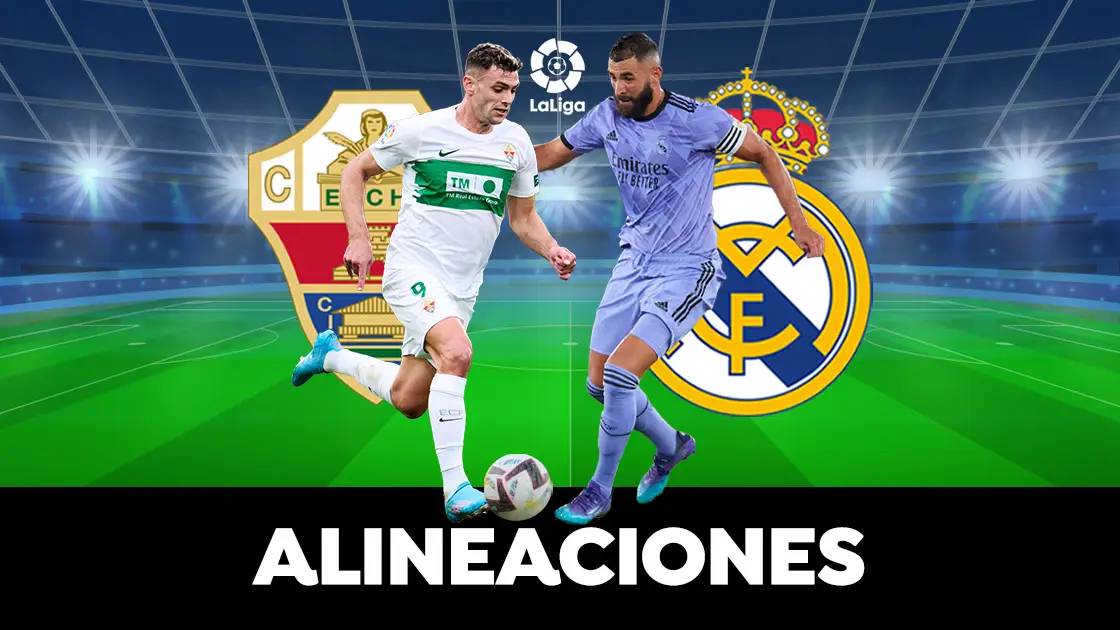Alineación del Real Madrid ante el Elche en el partido de Liga Alineación del Real Madrid ante el Elche en el partido de Liga
