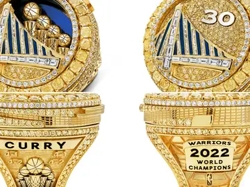 Así es el anillo de campeones de NBA de los Warriors Así es el anillo de campeones de NBA de los Warriors