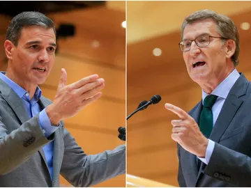 Pedro Sánchez y Alberto Núñez Feijóo Pedro Sánchez y Alberto Núñez Feijóo