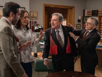Quintero y Cristina se llevan un gran susto en el despacho tras presenciar una pelea familiar 