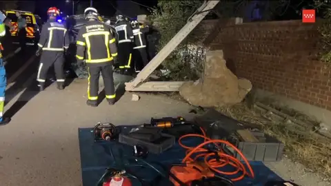 Accidente en Mejorada del Campo Accidente en Mejorada del Campo