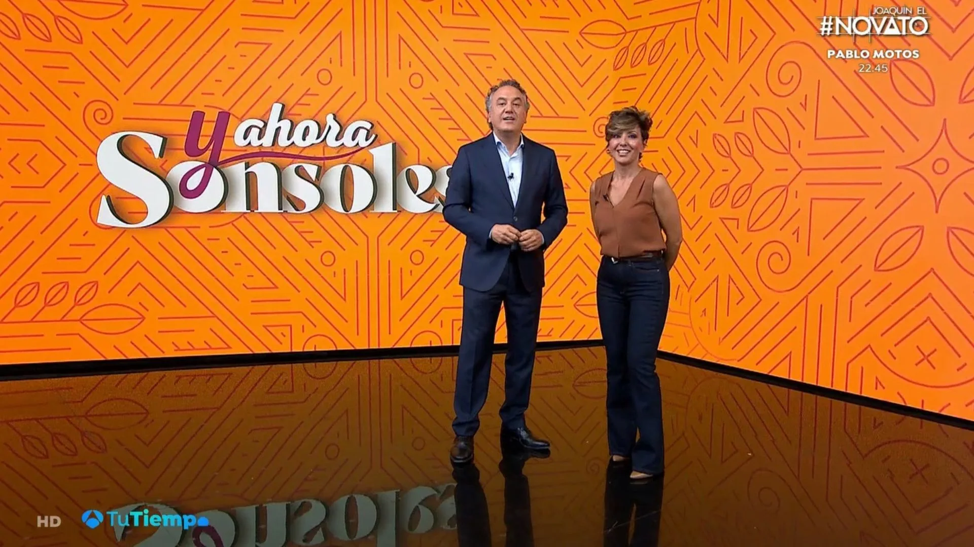 Sonsoles &Oacute;nega con Roberto Brasero