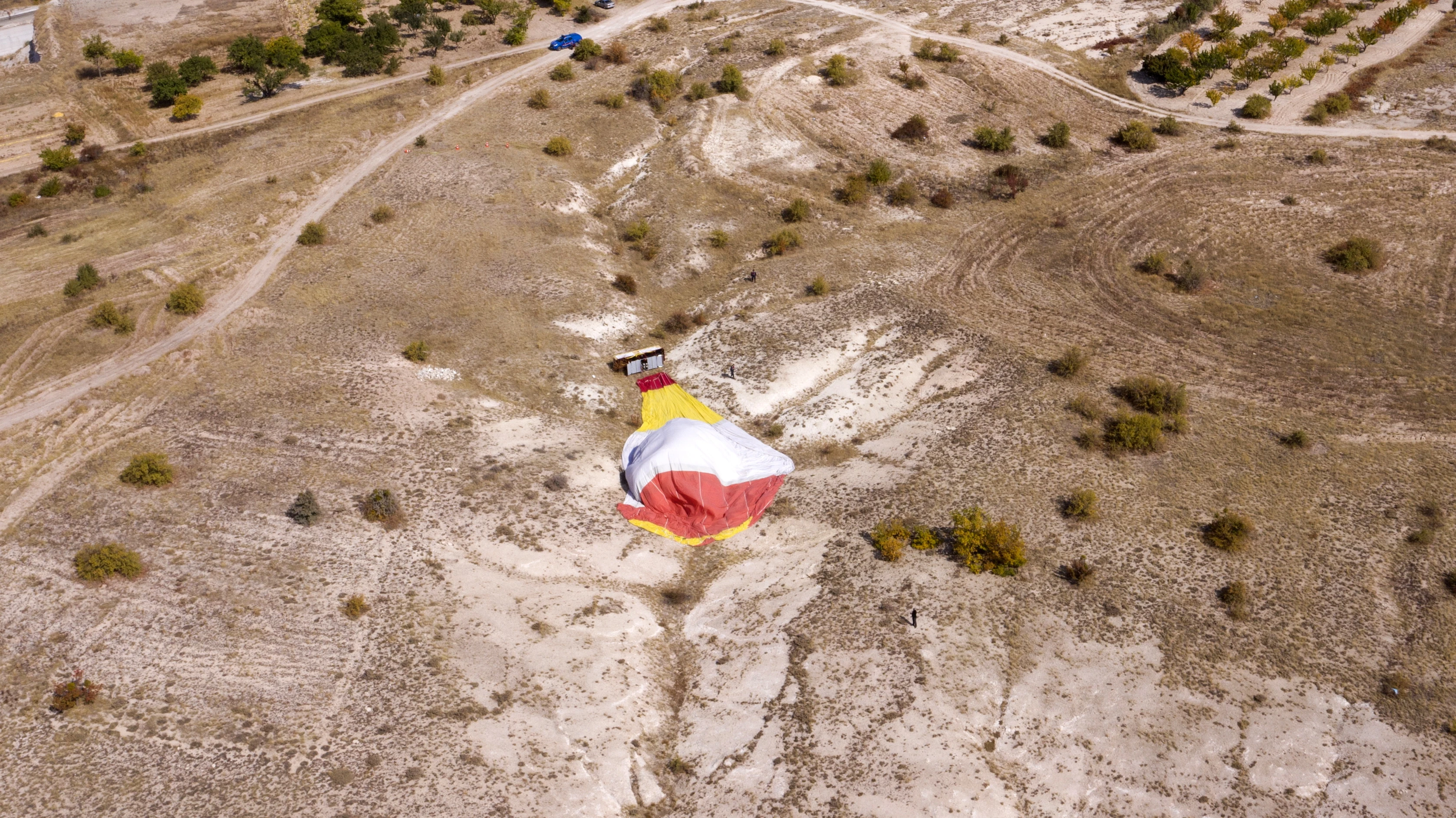 Globo accidentado en la regi&oacute;n turca de Capadocia