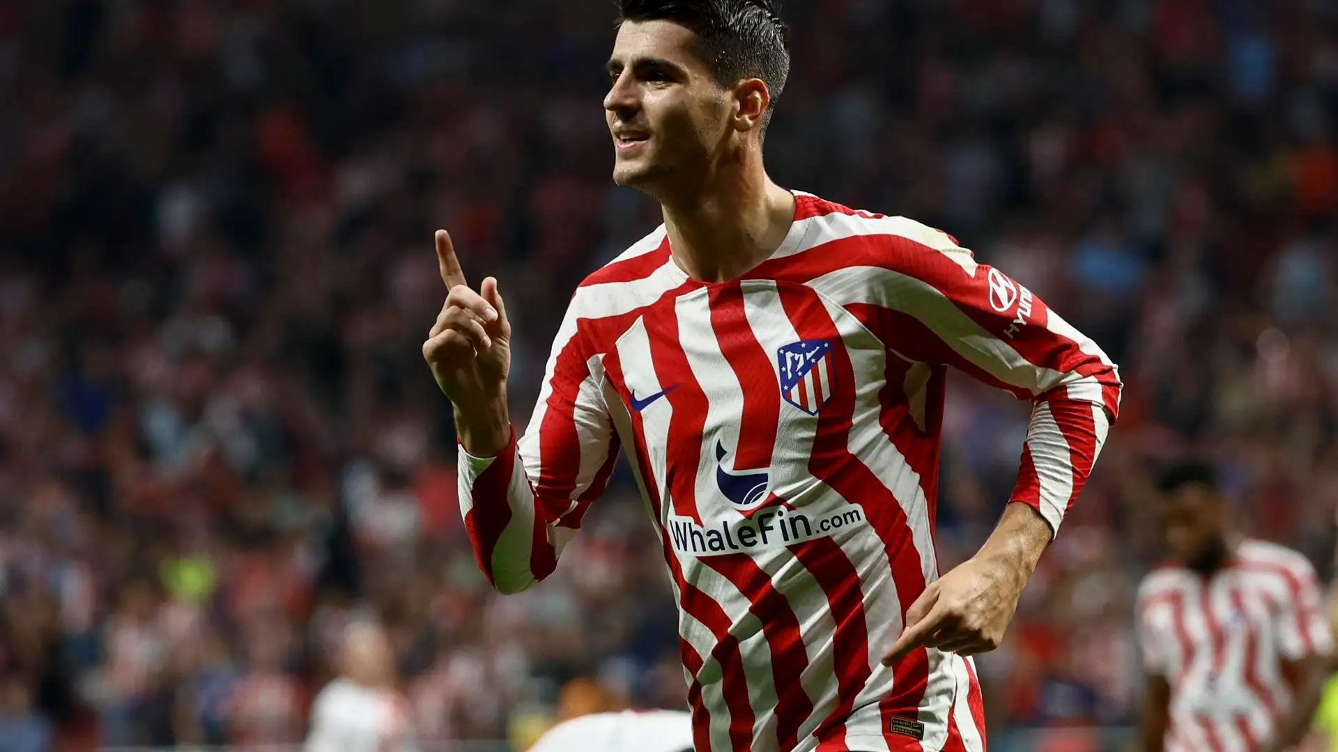 Morata, tras marcarle al Rayo Vallecano Morata, tras marcarle al Rayo Vallecano