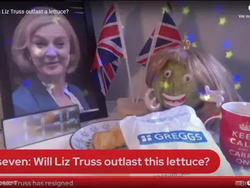 Liz Truss y la lechuga Liz Truss y la lechuga