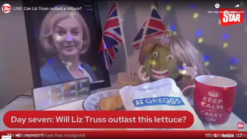 Liz Truss y la lechuga Liz Truss y la lechuga