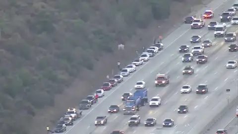 Atrapados en plena autopista Atrapados en plena autopista
