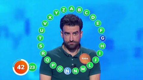 Rafa, a por el bote en ‘El Rosco’ en otro día flojo de Orestes: ¿lo ganará en su programa 100? Rafa, a por el bote en ‘El Rosco’ en otro día flojo de Orestes: ¿lo ganará en su programa 100?