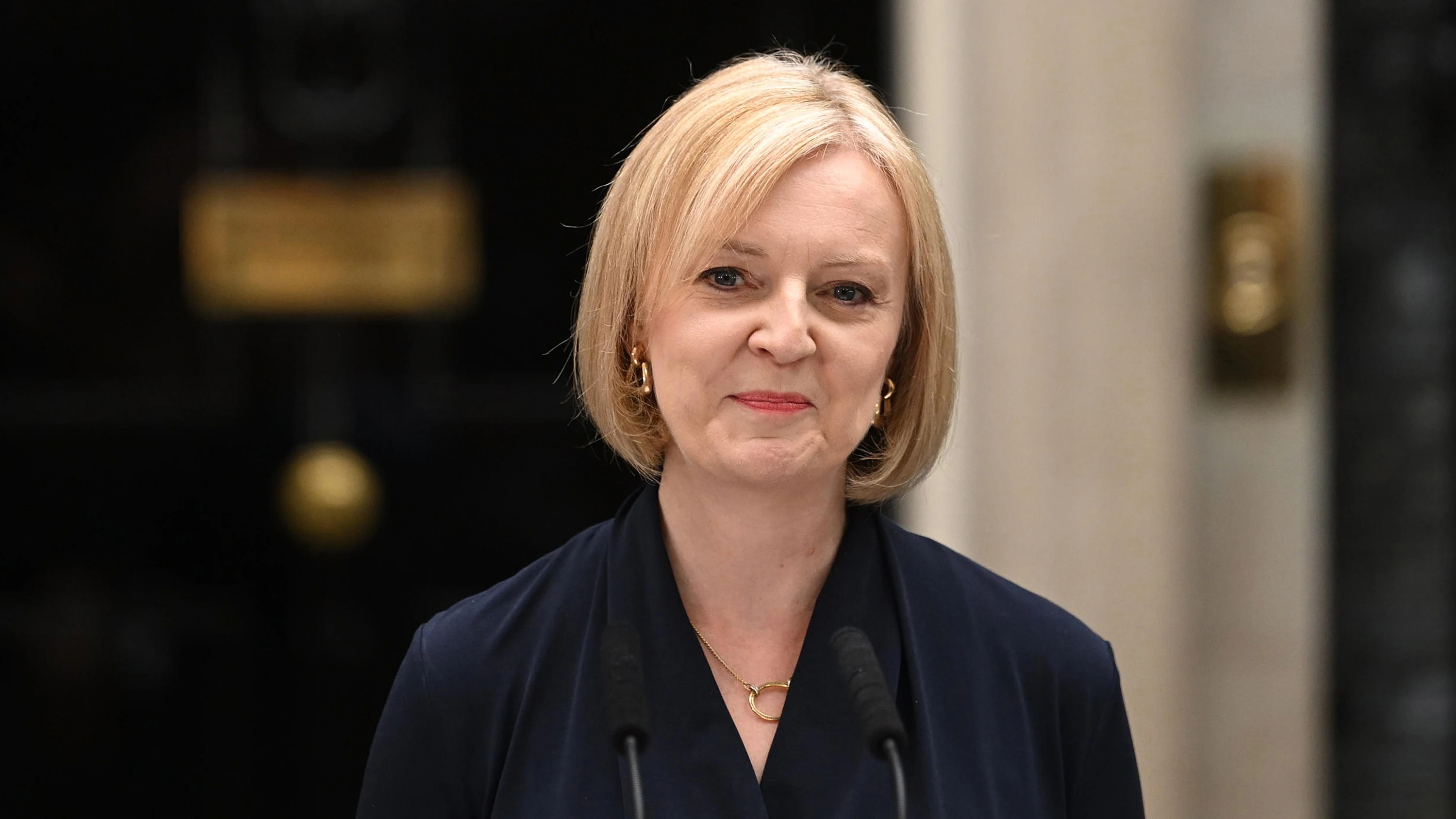 La dimitida primera ministra de Reino Unido, Liz Truss La dimitida primera ministra de Reino Unido, Liz Truss