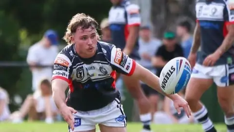 El jugador de rugby australiano Liam Hampson El jugador de rugby australiano Liam Hampson