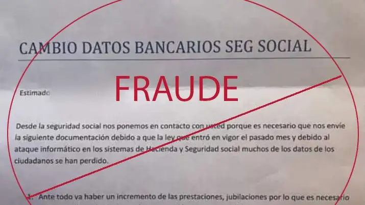 Se hacen pasar por la Seguridad Social para robar tus datos Se hacen pasar por la Seguridad Social para robar tus datos