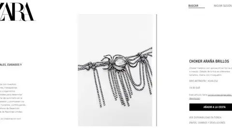 Collar choker de Zara Collar choker de Zara