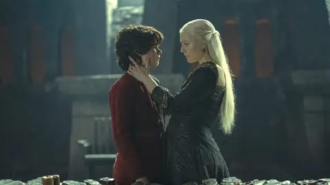 Rhaenyra y su hijo Lucerys en 'La Casa del Dragón' Rhaenyra y su hijo Lucerys en 'La Casa del Dragón'