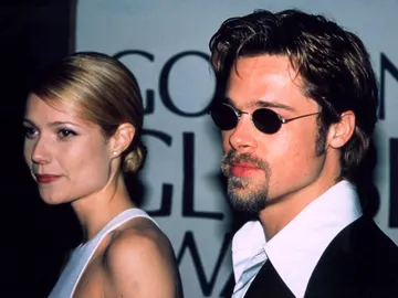Gwyneth Paltrow y Brad Pitt cuando eran pareja en losa años 90 Gwyneth Paltrow y Brad Pitt cuando eran pareja en losa años 90